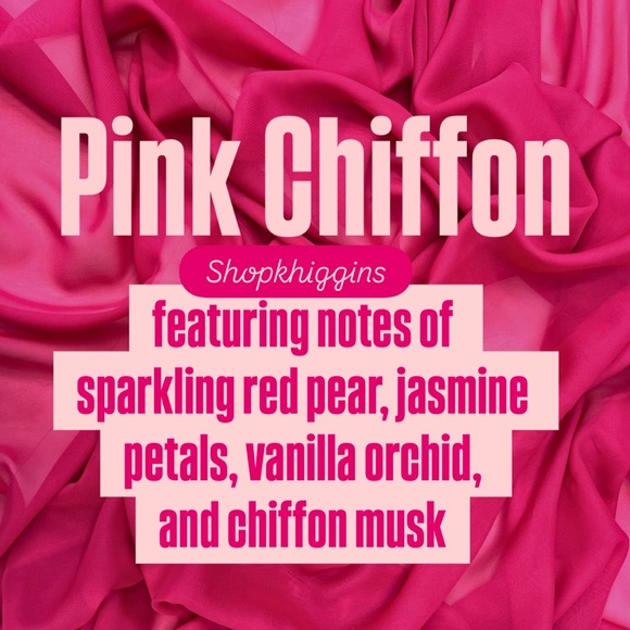 NEW B&BWπPink Chiffon 3 piece Body Care Set w/ body wash, body cream and more - Picture 3 of 4